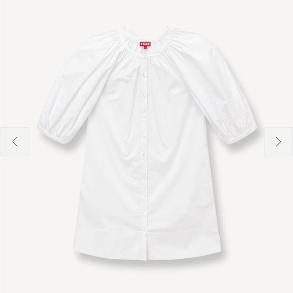 Staud Vincent Mini Dress – White – Size Small - Picture 5 of 8